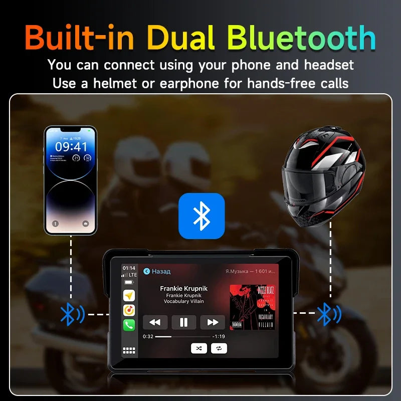 Carplay Motorcycle DVR