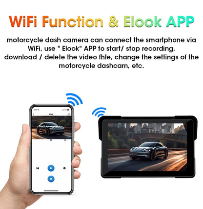 Carplay Motorcycle DVR