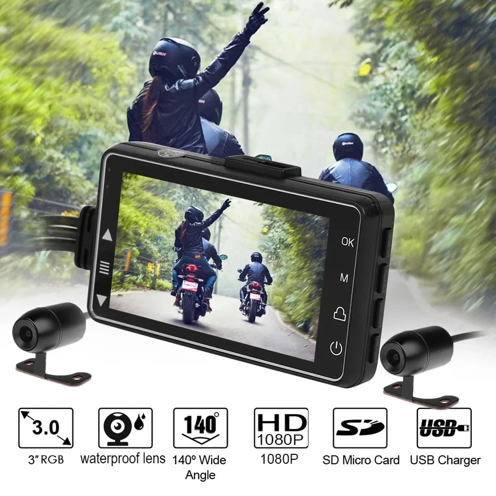 Motorcycle DVR Dash Cam