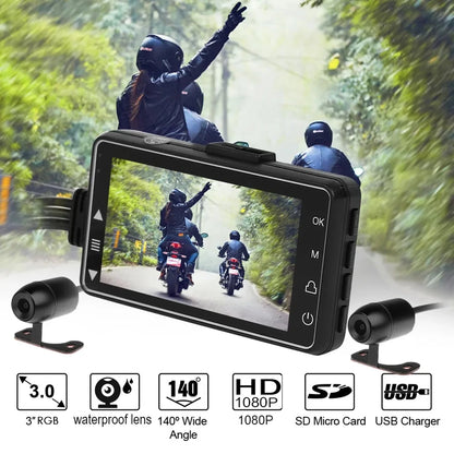 Motorcycle DVR Dash Cam