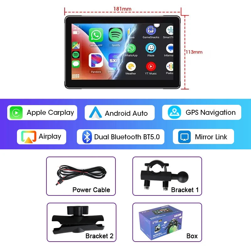 Carplay Motorcycle DVR